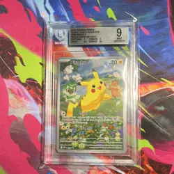 Pokemon 2024 Pikachu 088 Sv: Scarlet & Violet Promo Cards Holo Eng BGS 9 - Image 1
