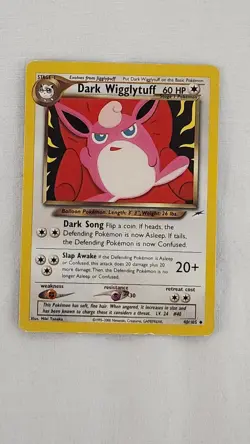 Pokemon Dark Wigglytuff TCG Non Holo Card 40/105 Uncommon 1995-2000 Nintendo. - Image 4