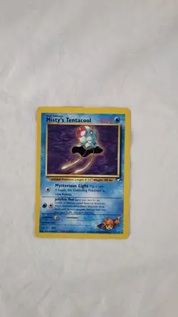 Pokemon 2000, TCG. Misty's Tentacool. Card #32/132. Rare. Regular , Non Holo. - Image 1