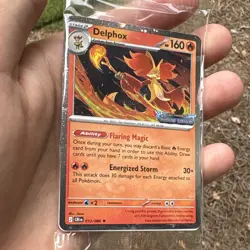 Delphox 013/086 Chaos Rising Holo Promo Pokemon TCG Card English Stage 2 - Image 2