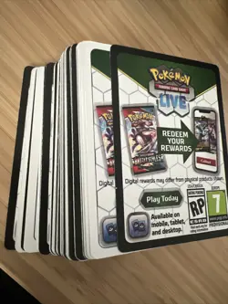 Pokemon TCG Online Unused Code Cards New BRILLIANT STARS**Codes Messaged Fast** - Image 1