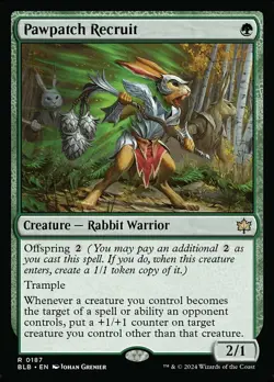 1 x Pawpatch Recruit - Bloomburrow - NM-Mint - MTG - Image 1