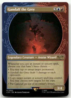 Gandalf the Grey (Showcase) #322 (NM) Lord of the Rings LTR Magic MTG - Image 1
