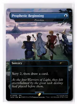 Prophetic Beginning - Preordain 39 Game Day & Store Championship Promos NM - Image 1