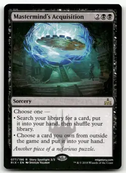 Mastermind's Acquisition #77 (NM) Rivals of Ixalan RIX Magic MTG - Image 1