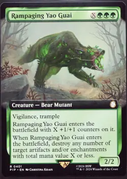 Rampaging Yao Guai - 401 Extended Not Foil MTG Fallout - Image 1