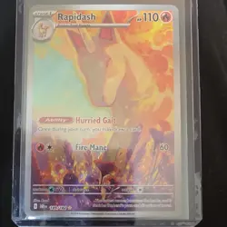 Pokemon Rapidash Illustration Rare Holo 189/182 Sv10: Destined Rivals - Image 1