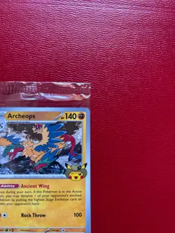 Pokemon Chicago Field Museum - Fossil Exhibit Archeops Promo Card SEALED! - Image 2