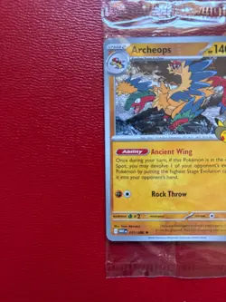 Pokemon Chicago Field Museum - Fossil Exhibit Archeops Promo Card SEALED! - Image 4