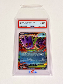 Pokemon Phantasmal Flames - Mega Gengar ex Double Rare Holofoil #056/094 PSA 10 - Image 3