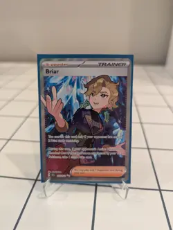 Full Art Pokemon TCG Cards. Thorton 195/196, Briar 163/142, Castform Sunny Form - Image 2