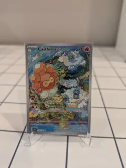 Full Art Pokemon TCG Cards. Thorton 195/196, Briar 163/142, Castform Sunny Form - Image 3