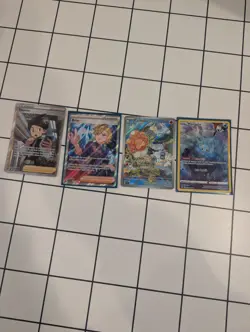 Full Art Pokemon TCG Cards. Thorton 195/196, Briar 163/142, Castform Sunny Form - Image 5
