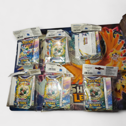 6x Pokemon Sword & Shield Brilliant Stars Mini Portfolio & Booster Packs - Image 1