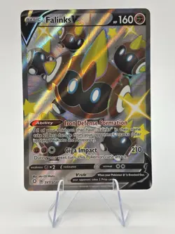 Falinks V SV115/SV122 Full Art Shining Fates Shiny Vault Pokemon TCG Card NM - Image 1