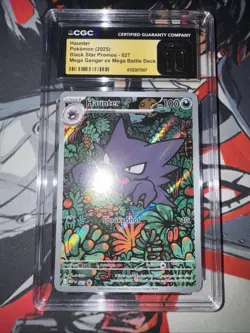 2025 Pokemon Black Star Promo Promo #027 Haunter CGC 10 PRISTINE - Image 1