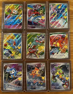 Pokemon Card Full 9 Card Promo Lot From First Partner Collection - Image 1
