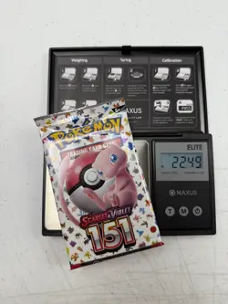 VERY HEAVY 22.49g Pokemon TCG Scarlet & Violet 151 Booster Pack - Image 1