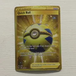 Pokemon Quick Ball Swsh01 Secret Rare Full Art Holo Trainer 216/202 - Image 1