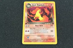 Pokemon Team Rocket 1st Edition 44/82 Uncommon Rapidash NM V2 - Image 1