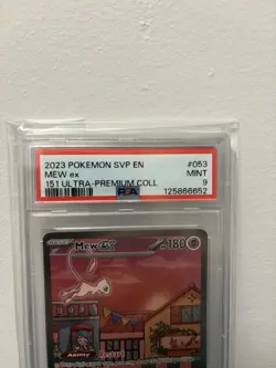 2023 Pokemon SVP EN Mew ex #053 151 Ultra-Premium Collection PSA 9 MINT - Image 3