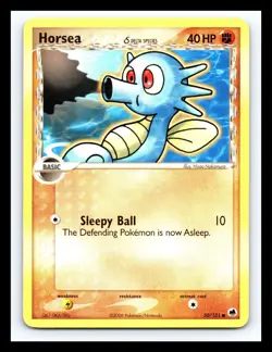 💥 HORSEA (Delta Species) - # 50/101 - Pokemon Dragon Frontiers Non Holo 2006 - Image 1