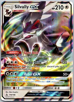 Silvally GX 116/156 Ultra Rare Ultra Prism Near Mint - Image 1