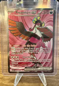 Fezandipiti ex 084/064 Ultra Rare Shrouded Fable Pokemon Holo Near Mint - Image 1