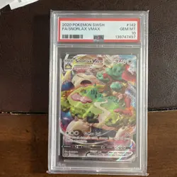 2020 Pokemon SWSH #142 FA Snorlax VMAX PSA 10 GEM MINT - Image 2