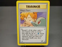 Pokemon TCG WOTC Gym Challenge Mistys Tears 118/132 Uncommon Unlimited LP - Image 1