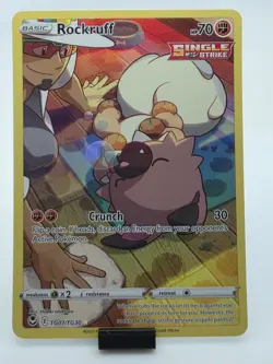 Pokemon - Rockruff TG07/TG30 Silver Tempest Trainer Gallery - Holo - NM - Image 1
