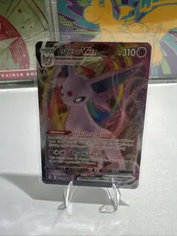 ESPEON VMAX 065/203 Evolving Skies VMAX RARE Holo Pokemon TCG NM - Image 1