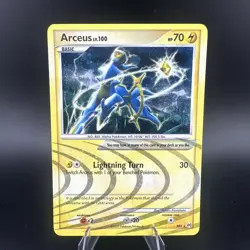 Pokemon TCG Arceus AR6/99 Holo Rare Platinum Arceus LP - Image 1