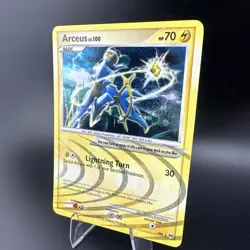 Pokemon TCG Arceus AR6/99 Holo Rare Platinum Arceus LP - Image 3