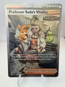 Pokemon TCG: Professor Sada's Vitality 256/182 SV04 Paradox Rift Holo - Image 1