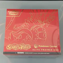 SV Scarlet & Violet (Koraidon) POKEMON CENTER ETB Elite Trainer Box SEALED - Image 3