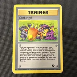 Challenge! 74/82 Team Rocket Uncommon Unlimited HP Pokemon - Image 1