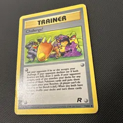 Challenge! 74/82 Team Rocket Uncommon Unlimited HP Pokemon - Image 3