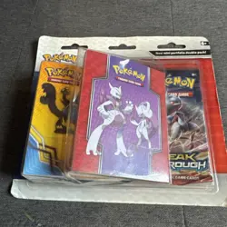 Pokemon TCG Breakthrough Mini Portfolio Booster Pack Set | Sealed 2-Pack - Image 1