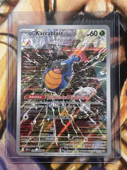 Pokemon Karrablast Illustration Rare 094/086 Black Bolt IR English Full Art - NM - Image 3