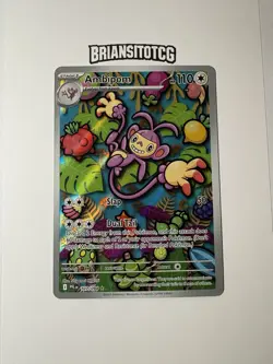 Pokemon Ambipom 107/094 Phantasmal Flames Illustration Rare Holo English NM - Image 1