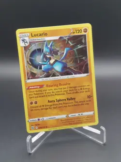 Lucario Brilliant Stars Holo Rare Pokemon TCG 079/172 Sword & Shield Mint 💎 - Image 3