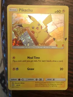 Pokemon TCG Pikachu Shining Fates 25/25 Holo Promo - Image 1