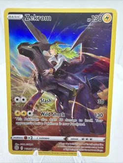 POKEMON ZEKROM BRILLIANT STARS TRAINER GALLERY TG05/TG30 HOLO NM/M - Image 1