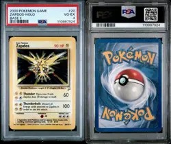 2000 Pokemon Zapdos Holo PSA 4 - Image 1