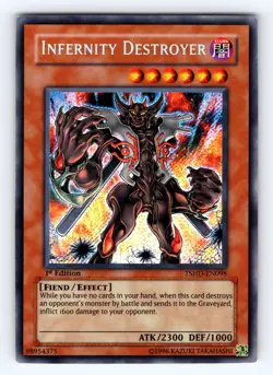 Yugioh Infernity Destroyer TSHD-EN098 1st Edition Secret Rare Holo - NM 💎 - Image 1
