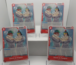Shachi & Penguin Playset - OP14-006 x4 - The Azure Sea's Seven - One Piece TCG - Image 1
