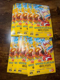 One Piece OP15 Adventure On Kami’s Island English Blister Booster Packs x10 NEW - Image 1