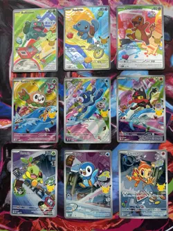Pokemon COMPLETE SET FIRST PARTNER SERIES 1 🔥🔥(NEAR MINT - 9 Card Lot) - Image 1
