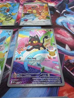Pokemon COMPLETE SET FIRST PARTNER SERIES 1 🔥🔥(NEAR MINT - 9 Card Lot) - Image 5